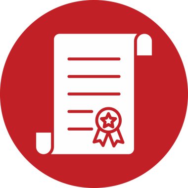 Garanti veriyorum. Web simgesi vektör illüstrasyonu