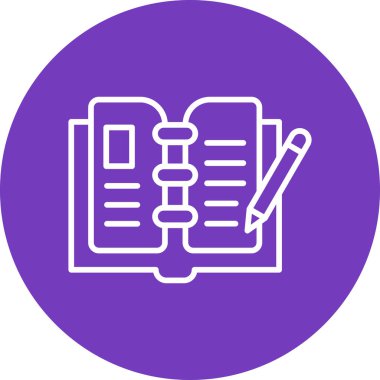 Belge simgesinin vektör illüstrasyonu