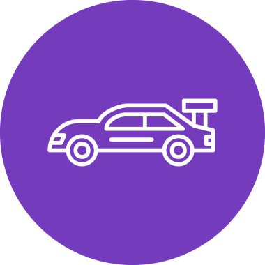 araba simgesi vektör illüstrasyonu