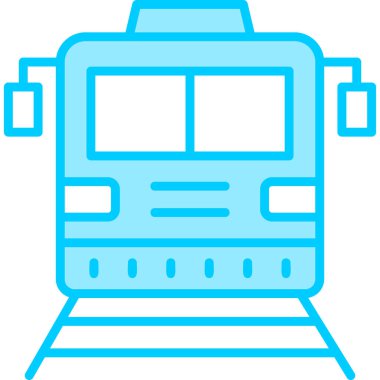 graphic illustration of locomotive train on railroad