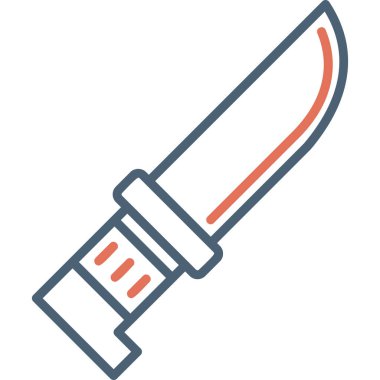 bıçak simgesi vektör illüstrasyonu