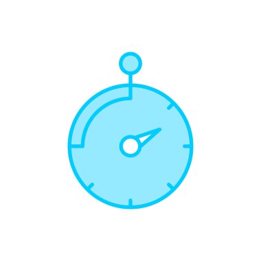 Kronometre Web simgesi basit tasarım