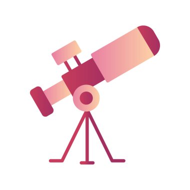 vector illustration of modern Telescope icon