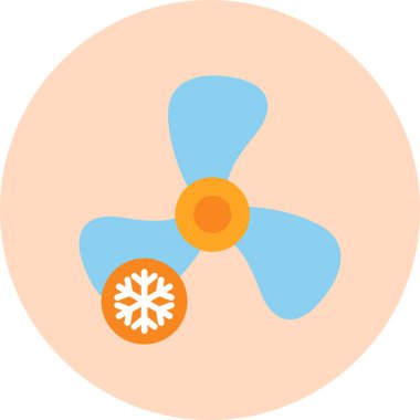 Kar tanesi. Web simgesi basit illüstrasyon 