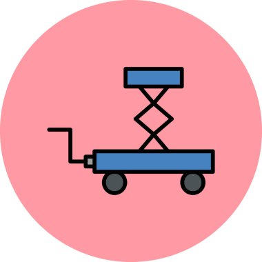 Modern b 'nin vektör çizimi tramvayın simgesinden yoksun