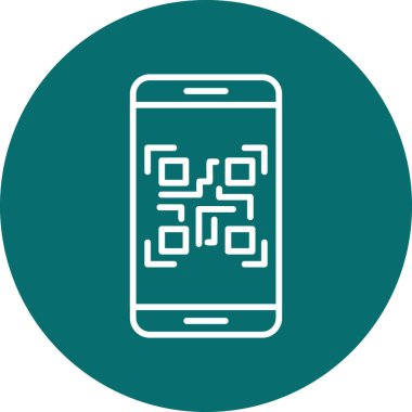 akıllı telefon simgesi vektör illüstrasyonu