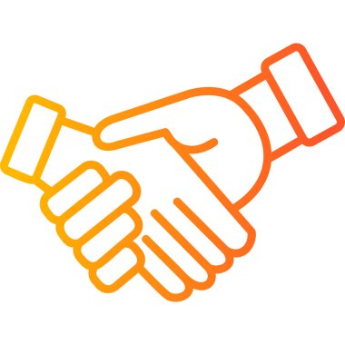 El sıkışma simgesi web basit illüstrasyon