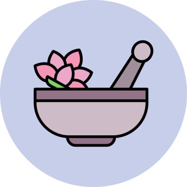 Havan simgesi vektör illüstrasyonu