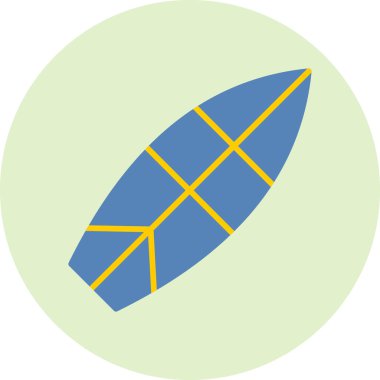 Sörf tahtası, modern simge, vektör illüstrasyonu