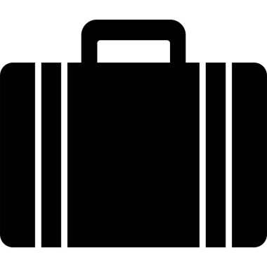 Çanta. Web simgesi basit illüstrasyon 