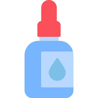 Ağız aşısı. Web simgesi vektör illüstrasyonu