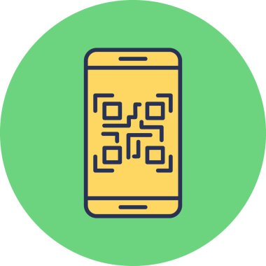 akıllı telefon simgesi vektör illüstrasyonu