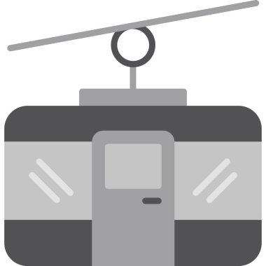 Havaalanı. Web simgesi basit illüstrasyon