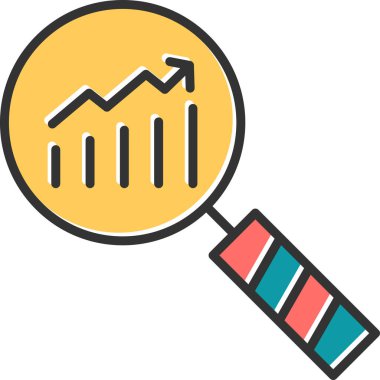 Ağ için büyüteç loupe simgesi 