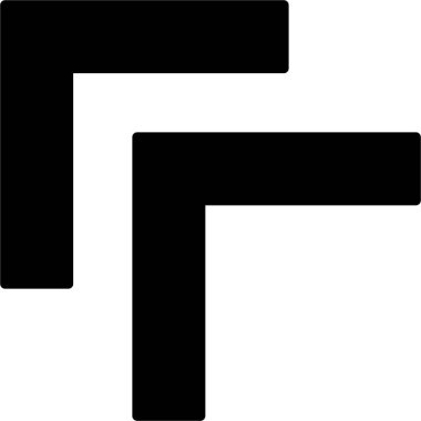 yazı tipi simge vektör çizim