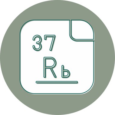 37 Rubidium, periyodik tablo Mendeleev