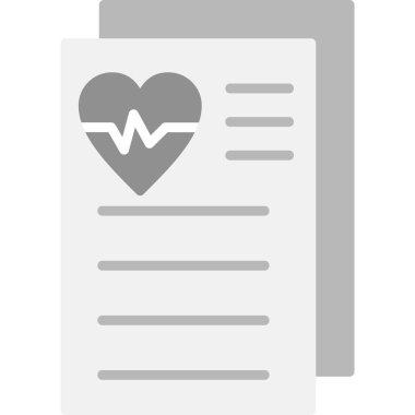 Belge simgesinin vektör illüstrasyonu