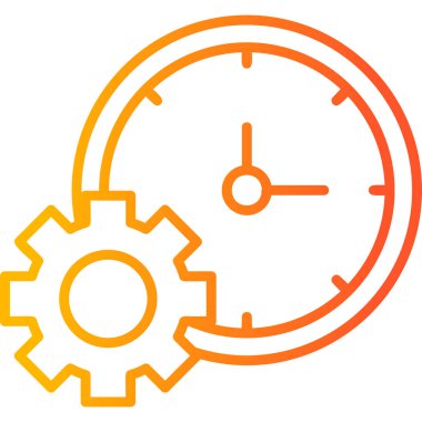 Time Manager icon modern vector illustration
