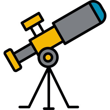 vector illustration of modern Telescope icon