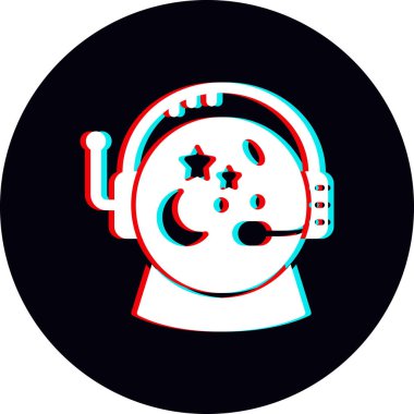 Astronomi. Web simgesi basit illüstrasyon