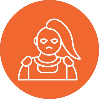 Punk simge vektör illüstrasyonu