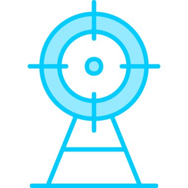 hedef simge vektör illüstrasyonu