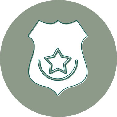 kalkan simgesi, vektör illüstrasyonu