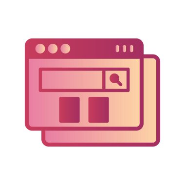 vector illustration of abstract web page 