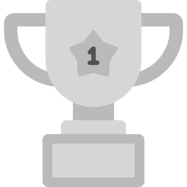 Kupa. Web simgesi basit illüstrasyon