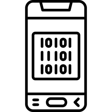 Cep telefonu. Basit resimleme