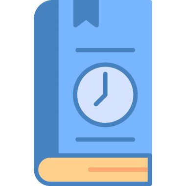 Kitap. Web simgesi basit illüstrasyon