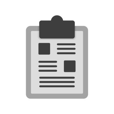 Belge simgesinin vektör illüstrasyonu