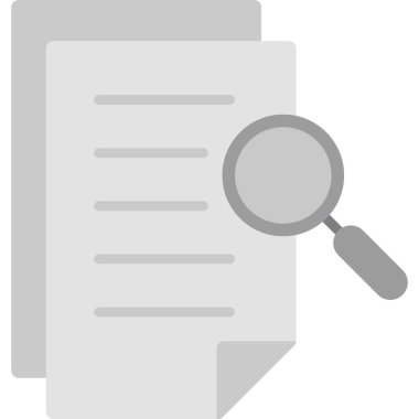 belge dosyası. Ağ simgesi. Kağıt Arama aracı