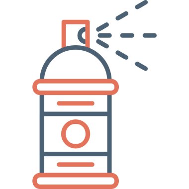 Sprey web simgesi vektörünü boya