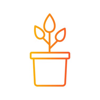plant pot, vector illustration 