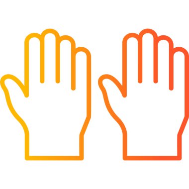 el simgesi vektör illüstrasyonu