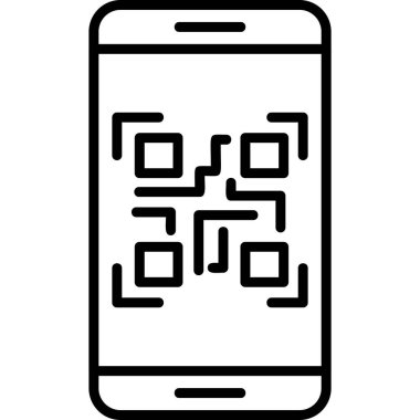 akıllı telefon simgesi vektör illüstrasyonu