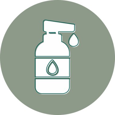 Bebek losyonu web simgesi basit illüstrasyon