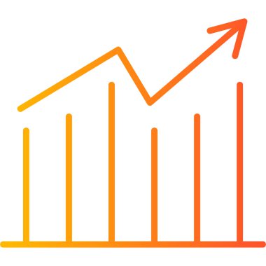 grafik ikonu vektör illüstrasyonu 