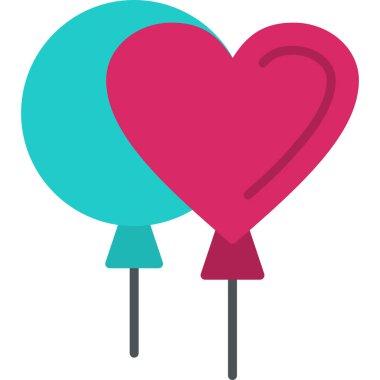 Lolipop. Web simgesi basit illüstrasyon