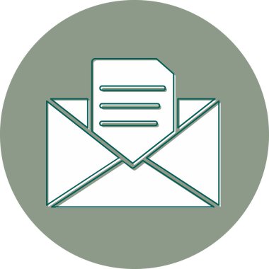 E- posta simgesi vektör illüstrasyonu