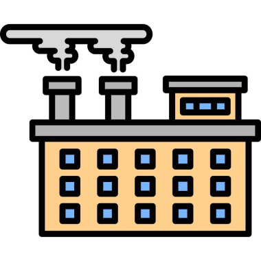 Bina. Web simgesi basit tasarım