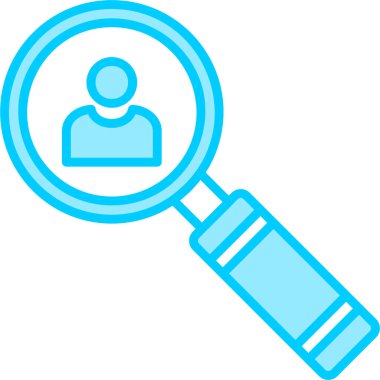 Arama simgesi vektör illüstrasyonu