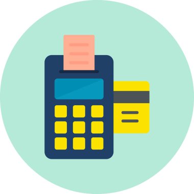 Kredi kartı vektör simgesi