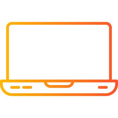 Bilgisayar. Web simgesi basit illüstrasyon