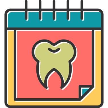 sağlıklı diş illüstrasyonu, dişçi randevusu