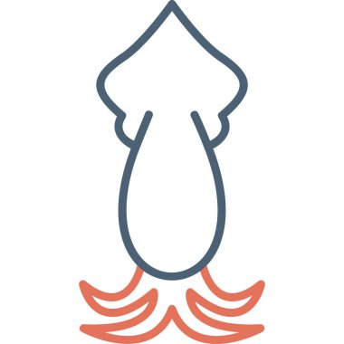 Balık. Web simgesi basit illüstrasyon