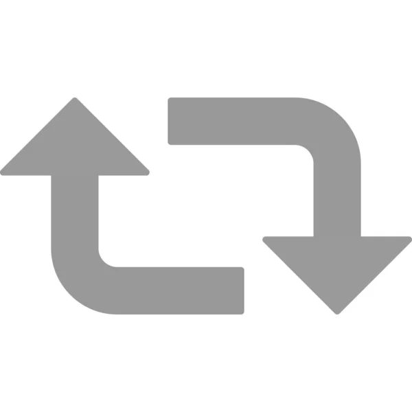Loop Icono Moderno Ilustración Vectorial — Vector de stock