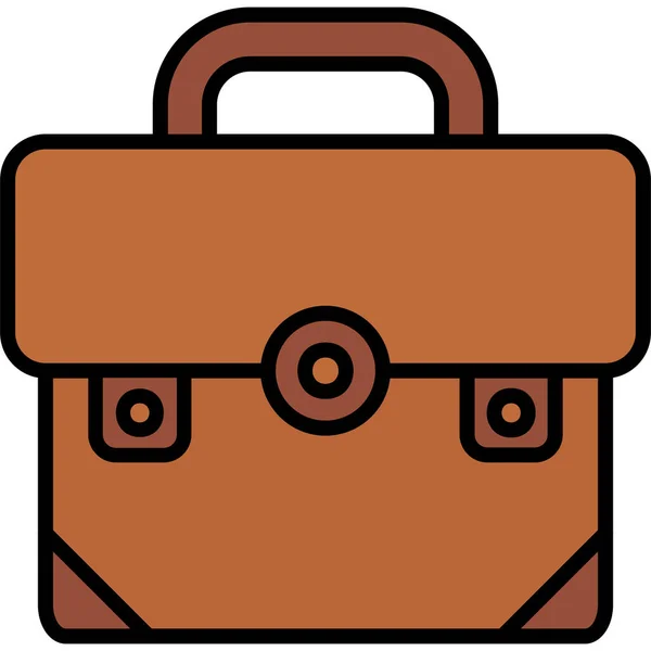 Briefcase Web Icon Simple Illustration — Stock Vector