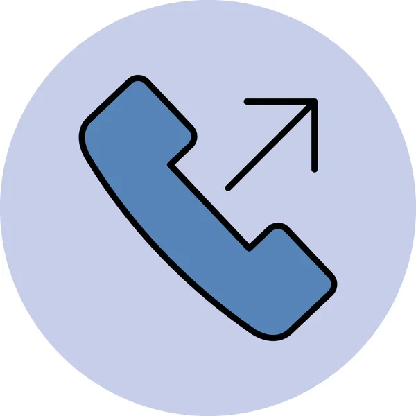 Ícone Telefone Ilustração Vetorial —  Vetores de Stock